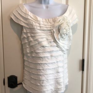 Ivory formal top Adrianna Papell, sz 14